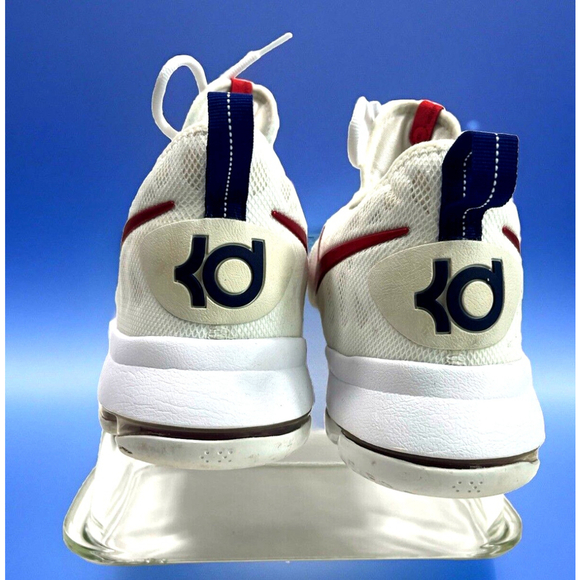 Nike KD9 Olympic Men's 9.5 US Shoes 843392-160 White Red Blue USA - Picture 13 of 16